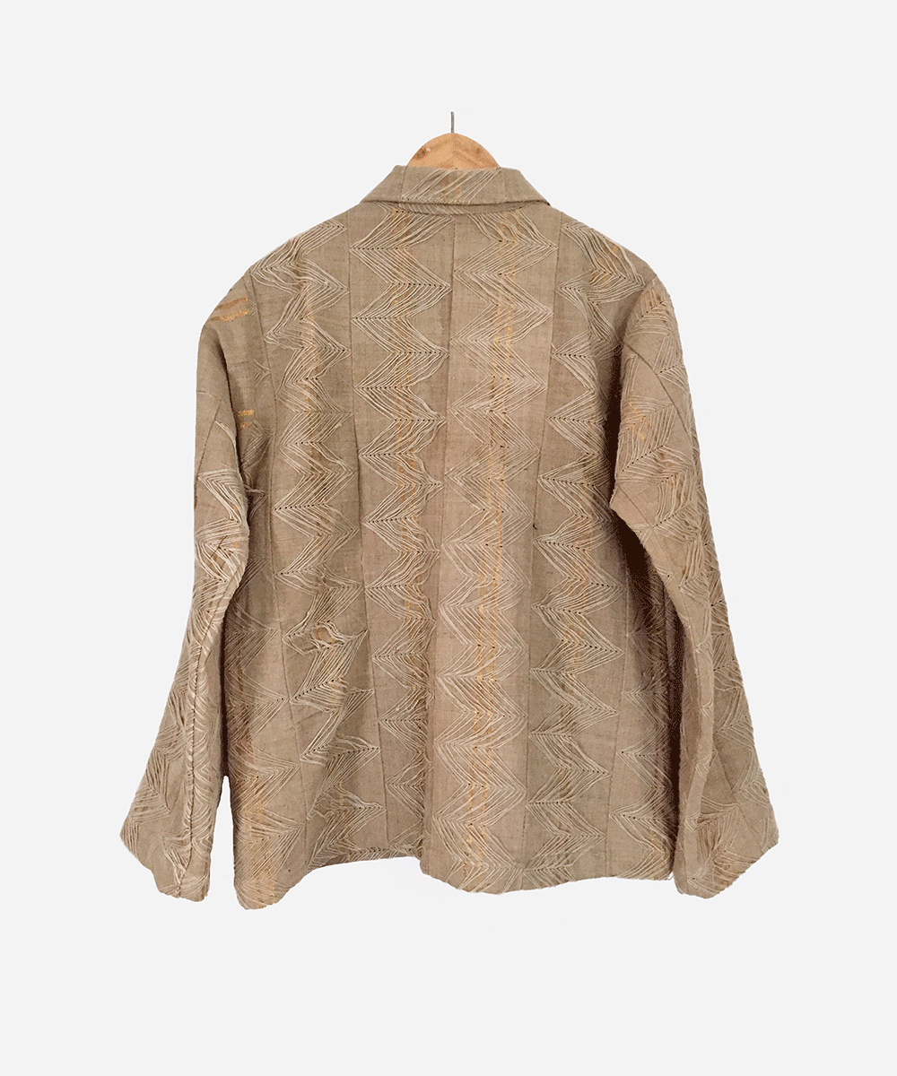 Double Gold Stripe Aso Oke