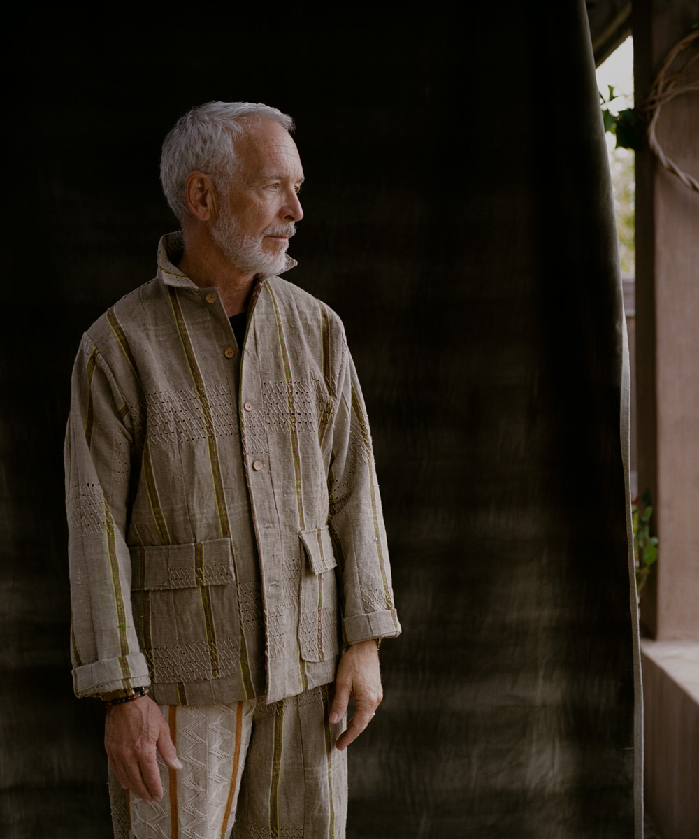 Ginger Stripe Aso Oke