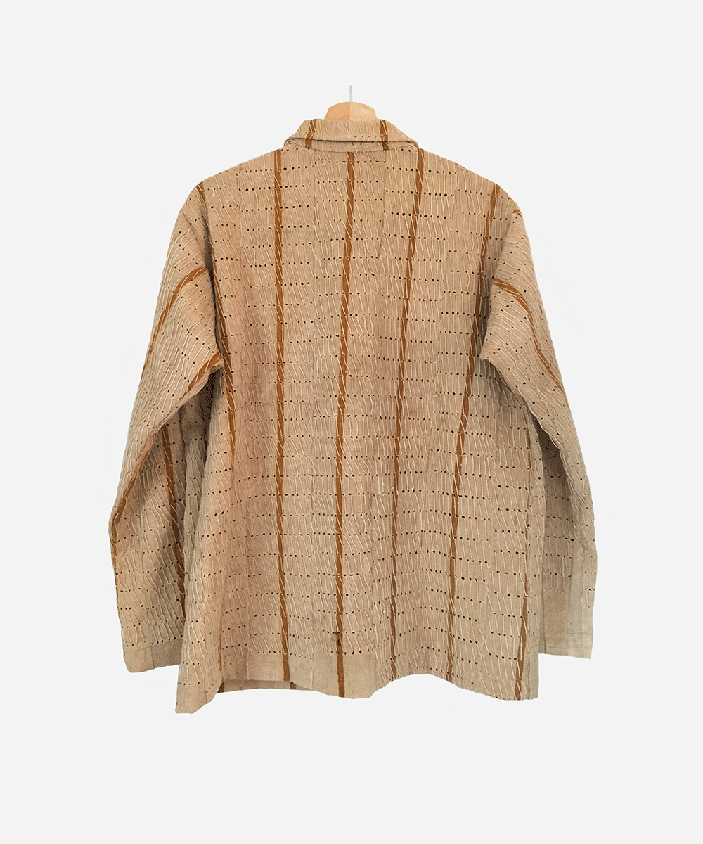 Ginger Stripe Aso Oke