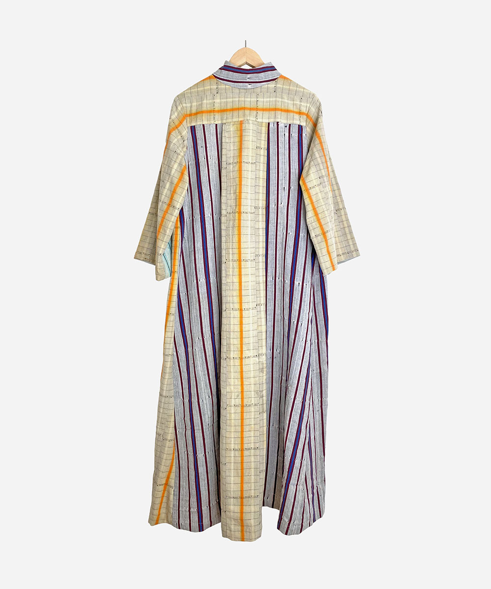 Plum Stripe Aso Oke